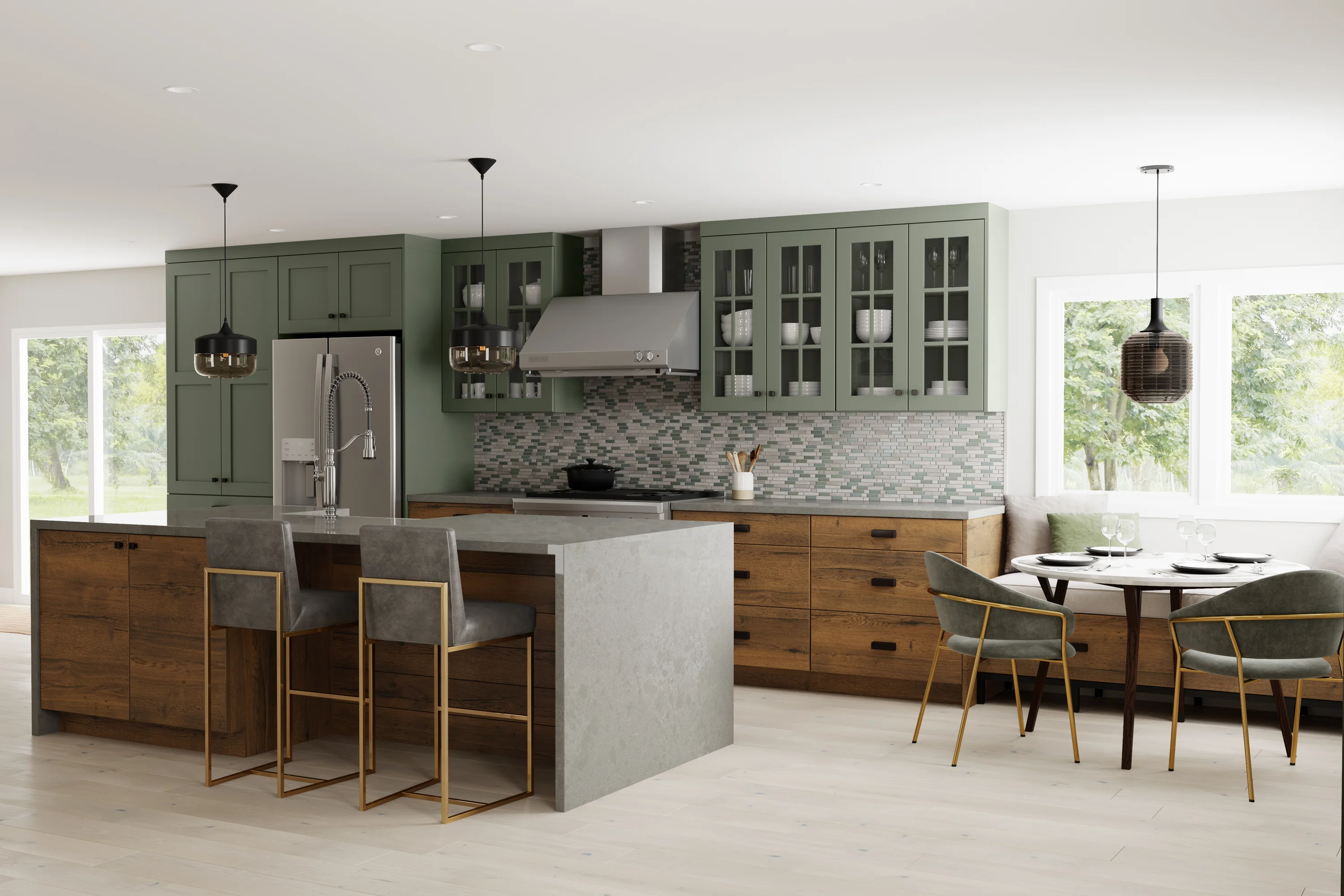 1900 Series:&nbsp;TERRA | Legno Collection | Hadley • PASADENA | Paint | Rosemary (Color Select)